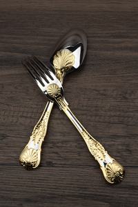 Cubiertos metálicos bien diseñados que realzan la presentación de la comida en cada comidas, creando una sensación más especial e invitante, con una elaboración asombrosa por ARTISTIQUE. - Product Image 6