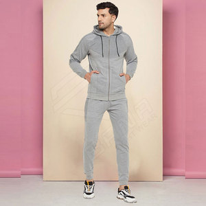 Conjuntos Deportivos Personalizados para Fútbol, Ropa Deportiva para Hombre de 2 Piezas con Cierre, Joggers de Tallas Regulares y Grandes, Transpirables y Ecológicos de Algodón - Product Image 2