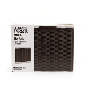 ELEGANCE 4 Pairs Moka <b>Shoe</b> Rack Stylish Stand for Your Stefanplast Collection - Product Image 2