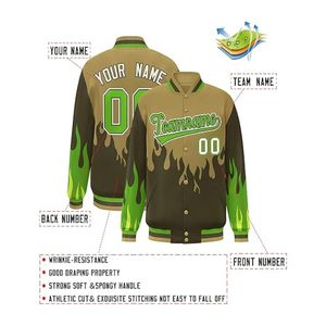 Béisbol logotipo personalizado béisbol Varsity chaquetas hombres moda Varsity chaqueta manga larga chaqueta entrada deportes - Product Image 6