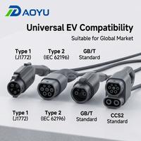 Nouvelle borne de recharge murale intelligente Daoyu Daoyu-AC pour véhicules électriques 7kW*2 11.5kW*2 Type 1 J1772 OCPP 1.6J APP Station sur pied Garantie 2 ans USA