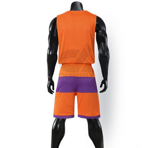 Uniformes de baloncesto transpirables de diseño personalizado conjuntos de impresión por sublimación de talla grande - Product Image 3