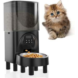 Comedero Automático Programable para Gatos Cobectal de 4 L, Tazón de Acero Inoxidable, Distribuidor con Carga Eléctrica - Product Image 1