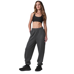 Wholesale Women Soft Lounge Sweatpants Thick Fleece Joggers High Waist Warm Winter Pants Custom Logo Casual Daily Wear <b>Trousers</b> - Product Image 4