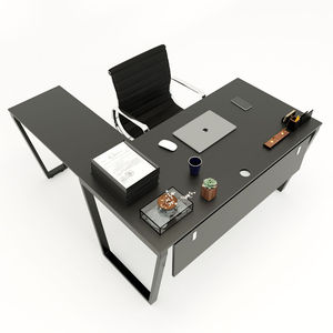 Pieds de table trapézoïdaux en forme de L HCTC016 140x150cm, assemblage requis - Product Image 2