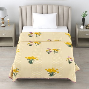 Dohar réversible 100% coton biologique fait à la main |   Imprimé lavable |   Conception double face |   Hôtel respirant, écologique, toutes saisons - Product Image 2