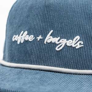 Casquette de baseball snapback en velours côtelé sport, personnalisée, avec broderie motif feuilles de chêne, en tissu uni, avec bandeau en coton, fourniture - Product Image 2