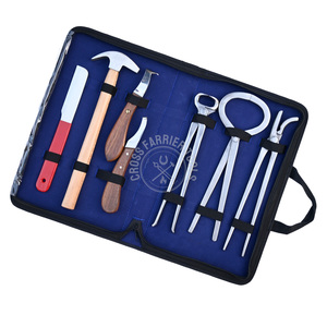 Kit de Herramientas para Herrador, Kit de Mantenimiento de Cascos, Alicates para Cortar Cascos Equinos, Herramienta para Herrar, Probador de Sensibilidad y Cuchillo para Recortar Cascos - Product Image 1