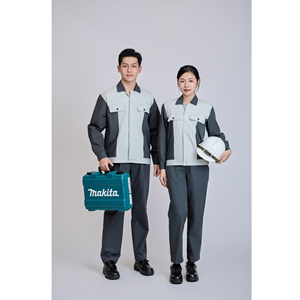 ชุดทำงาน FMF สำหรับผู้ชาย ผ้า TC เวียดนาม ชุดทำงานแขนยาวแบบสะท้อนแสง - Product Image 4