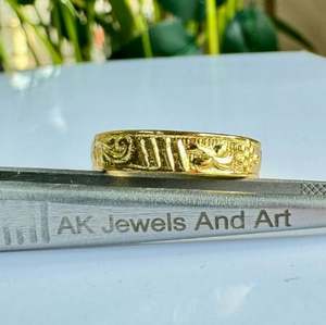 Anillo de Compromiso y Matrimonio de Plata de Ley Chapado en Oro de 18K con Diseño Floral Vintage de Alta Calidad para Mujer, Estilo Bohemio - Product Image 4