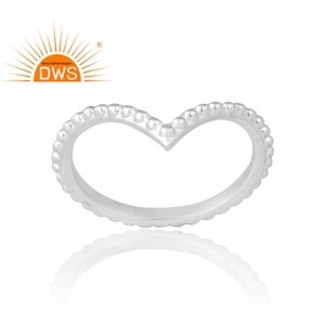 Nuevo diseño elegante Anillo de plata esterlina Nuevo diseño Joyería personalizada para mujeres Regalo para ella - Product Image 1