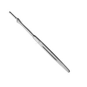 Lot de 10 poignées de scalpel jetables stériles et lames en acier inoxydable pour l'anatomie chirurgicale - Product Image 1