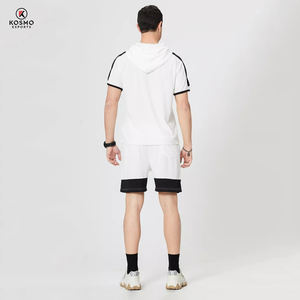 Conjunto de traje informal para hombre, primavera y otoño, nueva Sudadera con capucha, ropa deportiva informal, pantalones cortos, conjunto de dos piezas con capucha - Product Image 6