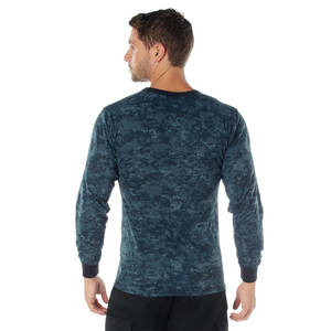 Sudadera de Algodón 100% para Hombre con Logotipo Personalizado al por Mayor, Fabricante de Ropa Urbana, Sudadera de Cuello Redondo de Felpa con Estampado de Camuflaje - Product Image 3
