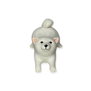 รูปปั้นสุนัขเรซิ่นน่ารัก งานแฮนด์เมด ของตกแต่งบ้าน ปรับแต่งสีได้ ผลิตในเวียดนาม - Product Image 3