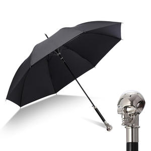 Sang Trọng Động Vật Đầu Dài Xử Lý Mặt Trời Mưa Người Đàn Ông Phụ Nữ Windproof Không Thấm Nước Tùy Chỉnh Vàng Bạc Kim Loại Sư Tử Zoon Quà Tặng Thẳng Ô - Product Image 4