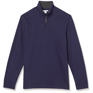 Men's Regular Fit Quarter Zipper Sweatshirt Classic Cotton Blended <b>Pullover</b> Casual Comfort <b>Jumper</b> Long Sleeve For Daily Wear - Product Image 6