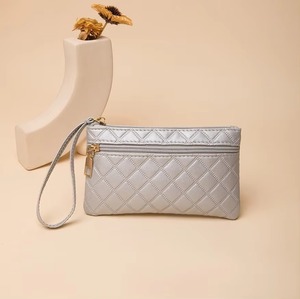 Gift of Exquisite double zipper New style <b>Large</b> Capacity PU <b>leather</b> handheld <b>purse</b> high quality logo coins <b>purse</b> fashion Wallets - Product Image 6