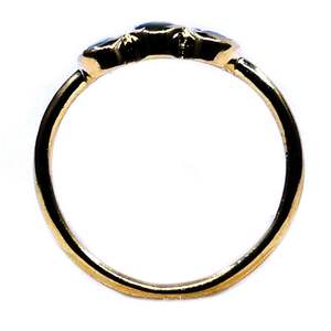 Anillo Esmeralda de Plata de Ley 925 Chapado en Oro Clásico para Bodas y Fiestas - Product Image 2