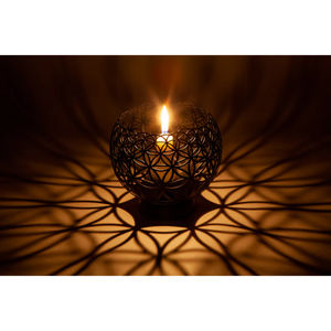 Support de lampe à thé en fer et bois Designer Touch pour chandelier intérieur Décoration intérieure Mariages et événements spéciaux Base en bois - Product Image 4