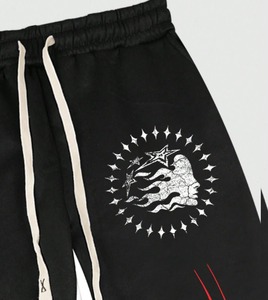 กางเกงวอร์มขาบานของผู้ชายกางเกงซักแบบลำลองมีกระเป๋าด้านหน้าและด้านหลังกางเกงวอร์มแบบบานสำหรับผู้ชาย2025 - Product Image 4