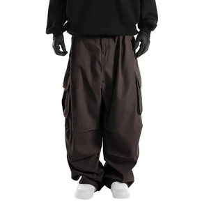 Mới Đến 2025 Thoáng Khí 100% Cotton Thời Trang Phố Tùy Chỉnh Thiết Kế Của Người Đàn Ông Baggy Quần Vận Chuyển Hàng Hóa Phong Cách Mùa Đông Đa Túi Quần Vận Chuyển Hàng Hóa - Product Image 4