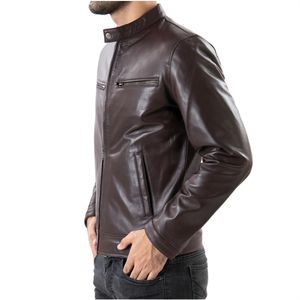Veste en cuir pour homme tendance, veste en cuir personnalisée, respirante, veste d'hiver pour homme, vestes personnalisées, logo personnalisé - Product Image 6