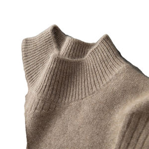 Pull d'hiver pour homme en laine 100% tricotée à manches longues de qualité supérieure avec couleurs et tailles personnalisées Logo et motif sur le devant - Product Image 2