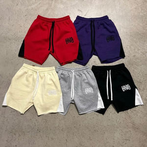 Custom Logo <b>Men's</b> <b>Shorts</b> Street Wear Casual Sweat <b>Shorts</b> <b>Long</b> Drawstring Breathable Cotton Fleece <b>Shorts</b> - Product Image 1