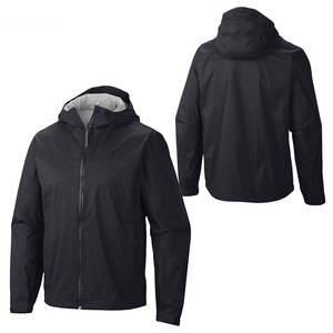 แจ็กเก็ตกันฝนสำหรับผู้ชายเสื้อแจ็กเก็ตกันหนาวแขนยาวดีไซน์โลโก้ตามสั่ง - Product Image 1