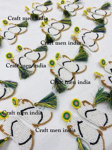 2025 Latest Trendy Classic Tassel Pattern Handmade Beaded <b>Stud</b> <b>Earrings</b> for Girls for Anniversaries and Parties - Product Image 4