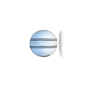 Pelota de críquet de 2 piezas de cuero blanco Premium de larga duración y fuerte - Product Image 1