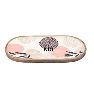 Bandeja para servir alimentos para bodas y otras fiestas, bandeja para servir de madera con acabado esmaltado, gran oferta, artículos de catering para servidor de cena - Product Image 1