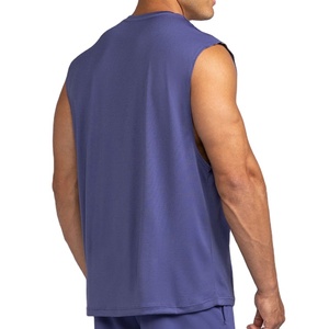 80% Polyester 20% Spandex 180 Gsm 220 Gsm Heavyweight High Street Stretchable Tank Top Loose Fit Design Summer Vintage <b>Singlet</b> - Product Image 3