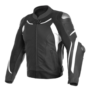 Customized Cowhide Leather Racing Motorbike Jacket with CE Approved Armors Protections Leather Motorcycle Jacket For Men - Product Image 3