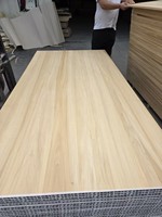 Panneaux en bois massif stabilisé et traité thermiquement en peuplier carbonisé, collés sur le bords, pour la fabrication de meubles modernes et d'armoires de cuisine