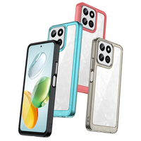 Funda de Teléfono MOF-004 de TPU Suave Transparente Acrílica Protectora Colorida de Nuevo Estilo para Honor 200 100 Smart PRO