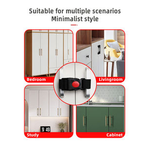 Sangle de sécurité pour enfant réglable Prodigy SL005 innovante, serrures de porte de placard en plastique, solution de sécurité pour bébé - Product Image 6