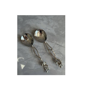 Juego de servidor de ensalada de metal inoxidable duradero perfecto para uso diario en la cocina y servicio de fiesta de barbacoa al aire libre - Product Image 3