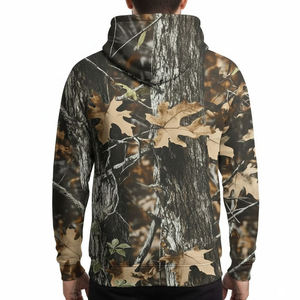 Sudadera con Capucha de Forro Polar Camuflado Personalizada y Duradera para Caza 2026, con Bolsillos Delanteros Divididos para Tiro - Product Image 5