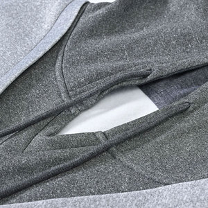 Sweat à capuche d'hiver pour homme en molleton 100% coton, broderie de logo personnalisée, impression numérique, ODM/OEM optimal, 300g, uni, service OEM - Product Image 5