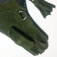 Gants de Falconerie en Cuir Personnalisés Respirants Imperméables Pliables pour Entraînement de Sécurité Kit de Protection Extérieure Brodé Vente en Gros Professionnel