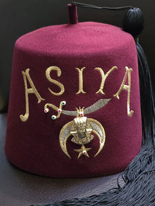 หมวกเฟซขนสัตว์ VTG Shriners ขายดี คุณภาพสูง หมวกฟรีเมสันสีเบอร์กันดีแบบสั่งทำพิเศษ สำหรับใส่ลำลอง เล่นกีฬา ไปเที่ยวชายหาด ท่องเที่ยว สินค้าขายดี - Product Image 6