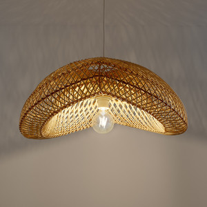Best Price for Wholesale Natural <b>Rattan</b> Lampshade Chandeliers <b>Pendant</b> Lights for Home or Hotel and Restaurant Villa ML05 - Product Image 2