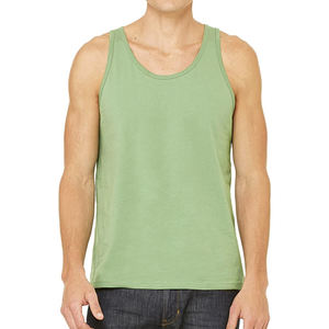 เสื้อกล้ามพรีเมี่ยมผ้าฝ้ายสีแดง Heathered - Product Image 3