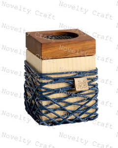 เครื่องเผาเครื่องหอมจากอินเดียด้วยงานฝีมือแปลกใหม่ทำจากโลหะอาหรับและไม้ - Product Image 3