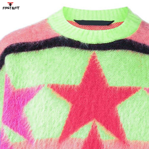 Suéter de Invierno para Hombre con Cuello Redondo y Estampado Frontal Personalizable, de Venta Caliente, Antiarrugas, de Secado Rápido, Tejido de Lana/Cachemira - Product Image 6