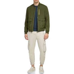 Precio al por mayor ropa deportiva de hombre chaquetas de bombardero transpirable de talla grande chaqueta de bombardero de poliéster impermeable para hombres - Product Image 2