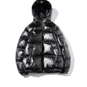 Chaqueta acolchada de diamantes de imitación personalizada Unisex de lujo, abrigo de burbujas acolchado con diamantes, ropa de calle de invierno brillante, prendas de vestir ostentosas - Product Image 3