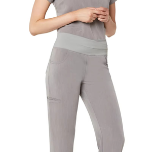 Conjuntos de Uniformes Médicos de Enfermería con Pantalones de Yoga Rojos de Talla 4XL, Estilo Grays Anatomy, Personalizables y Elegantes para Chicas Altas - Product Image 5